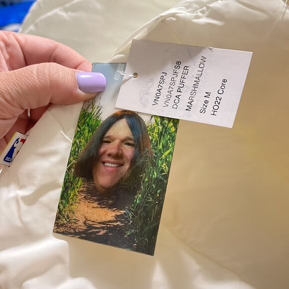 Vans X Deaton Chris Anthony Marshmallow White Puffer Jacket Unisex Size M NWT - Picture 7 of 11